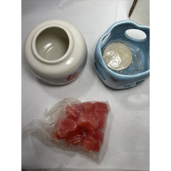 VINTAGE Holiday Goose Bearies Candle Warmer Teddy Bear Lloyd Original Wax - Picture 11 of 12